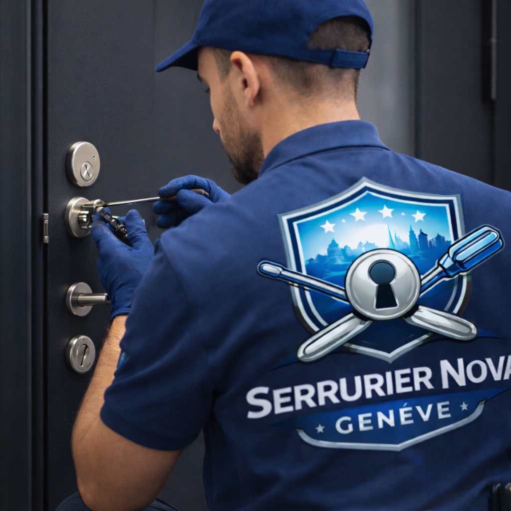Serrurier à Genève en intervention sur une porte